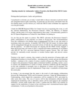 Opening remarks by Ambassador Andrew Tesoriere, Head of the OSCE Centre in Bishkek