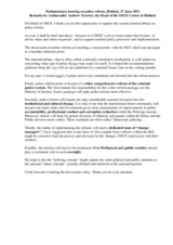 Remarks by Ambassador Andrew Tesoriere Head of the OSCE Centre in Bishkek